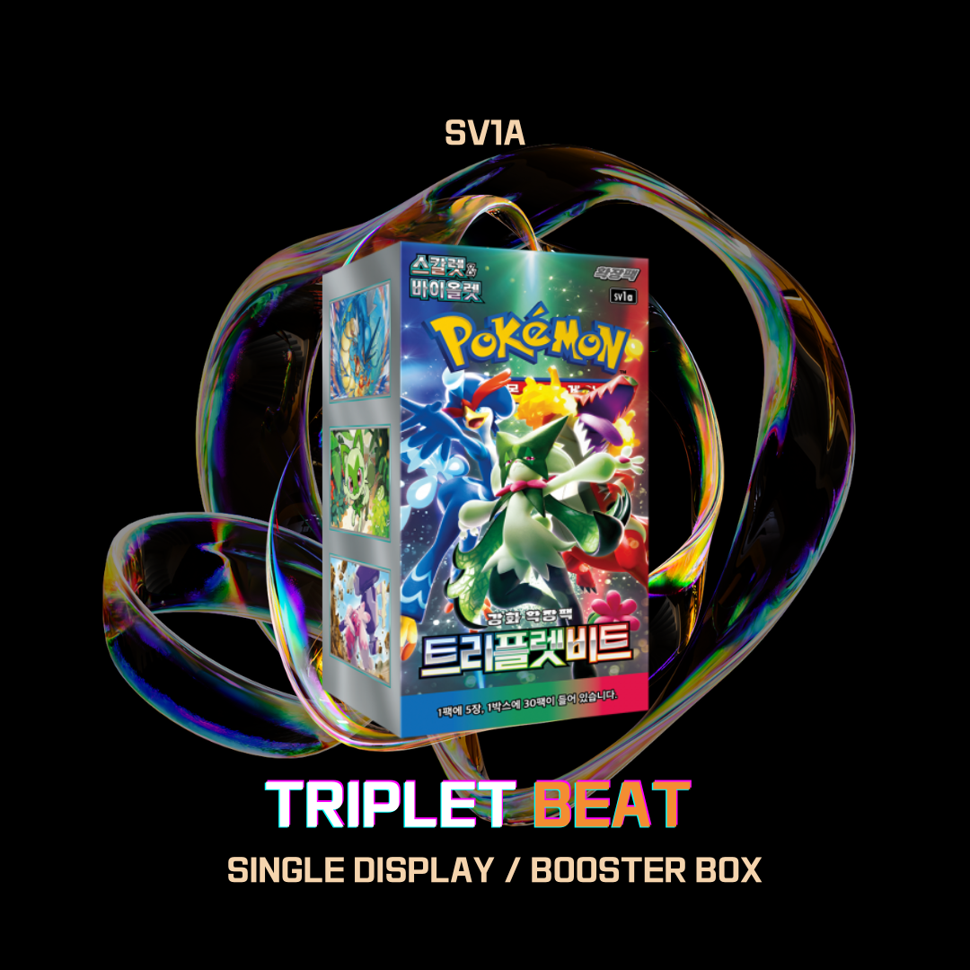 sv1a Triplet Beat Booster Box Factory Sealed Korean
